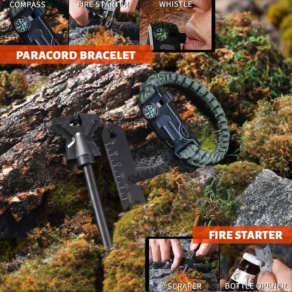 Cool Gadget/Survival Gear and Equipment, Unique Camping Hunting Hiking Outdoor Gear, Gift Idea for Valentines Day Boyfriend Boys