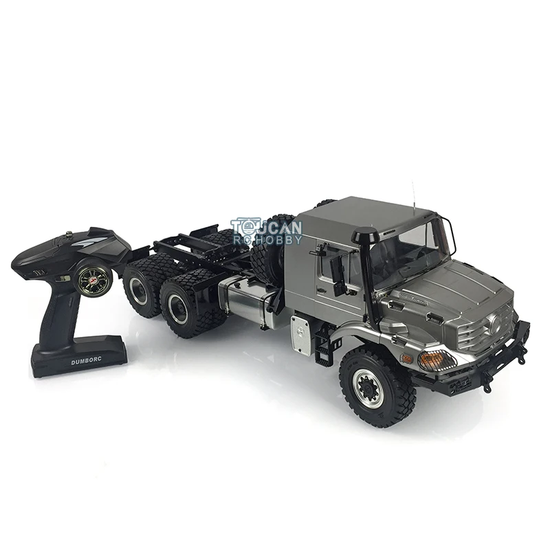 JDM 157 1/14 Metal 6*6 RC Off-road Truck Model W/ Differential Axle Remote Control Climbing Trailer Adults Toys TH17202-SMT8