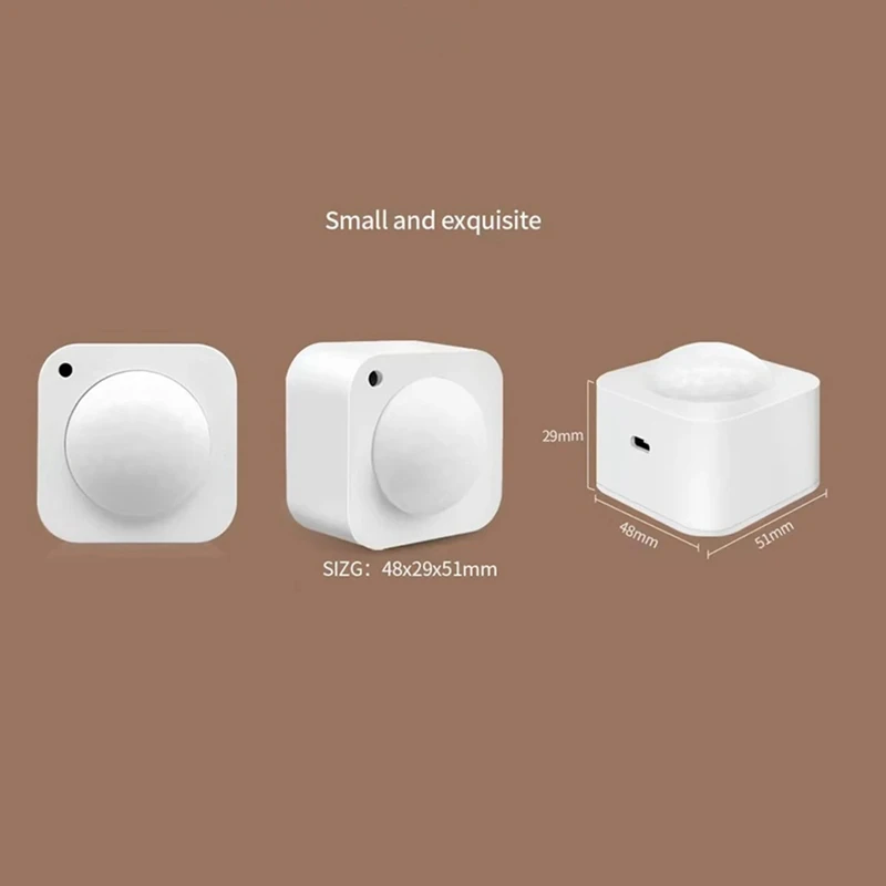 Tuya 2 In 1 Smart Zigbee PIR Motion Sensor+Brightness Passive Infrared Detector Batttery Powered Burglar Alarm Sensor Durable