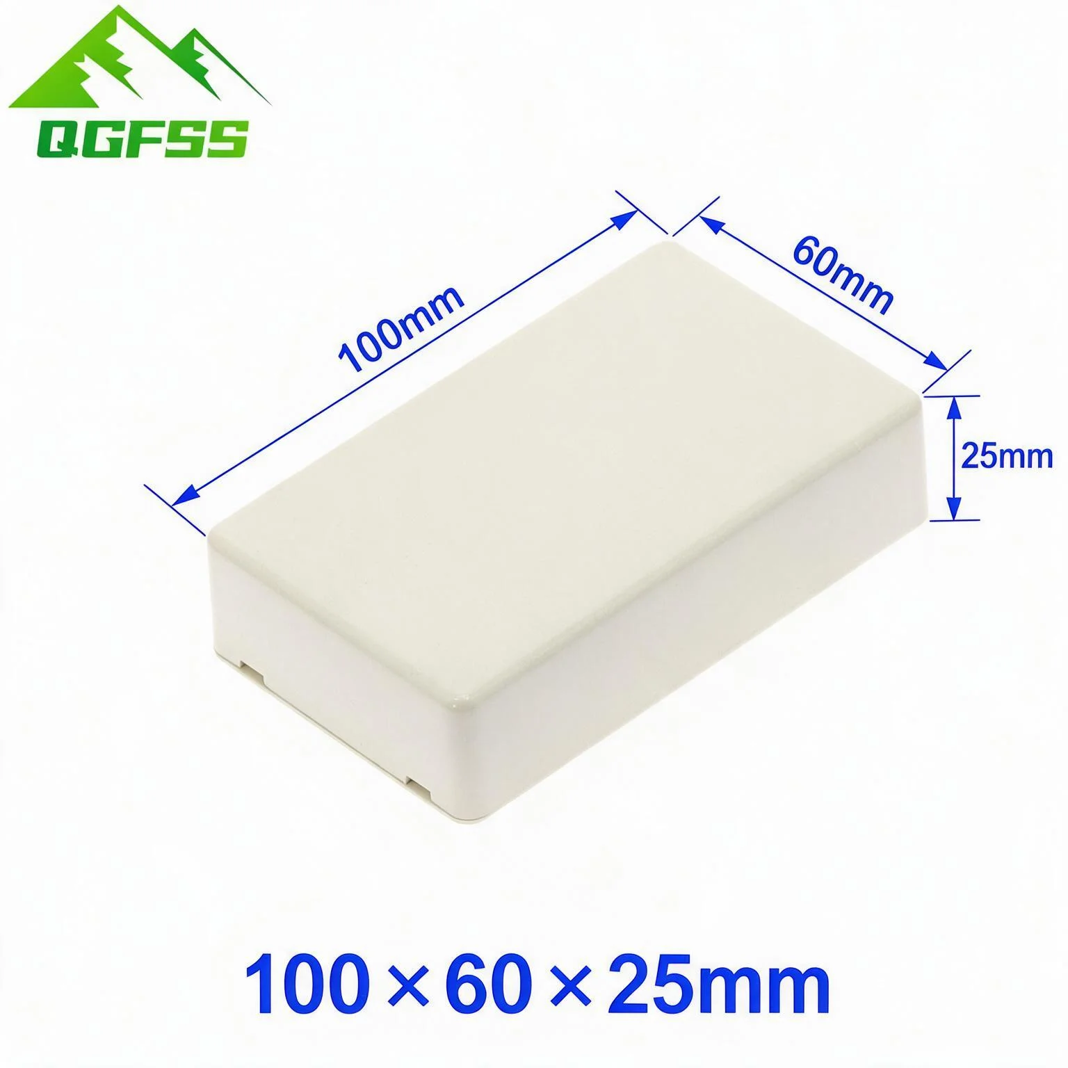 1Pcs ABS Plastic Electronic Enclosure 100x60x25mm DIY Junction Box,Housing Shell for Circuit Board Wire Power Black Project Case