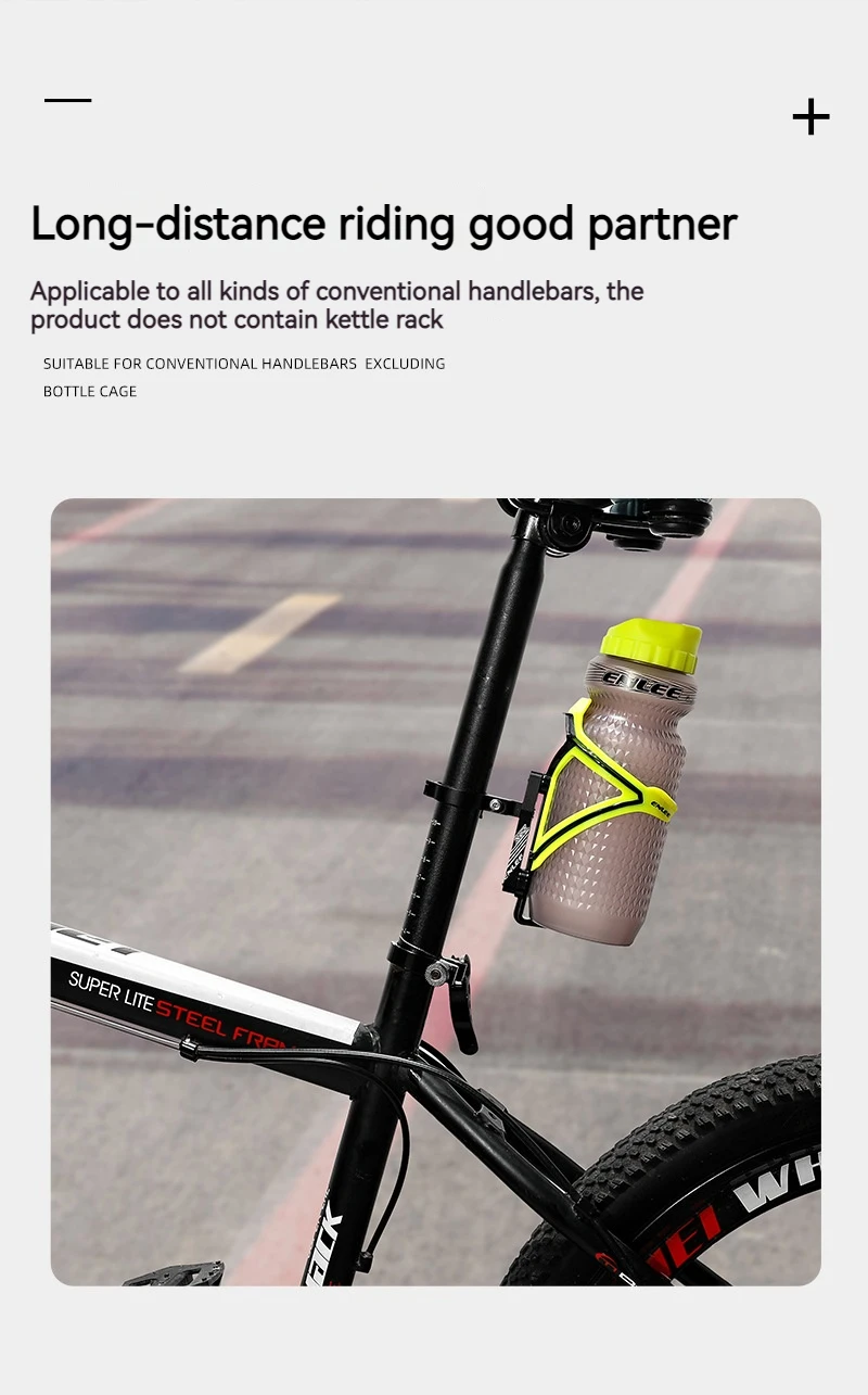 Fahrrad Wasser Flasche Halter Adapter Radfahren Flasche Käfige Rack Adapter Rennrad Halterung Umwandlung Sitz Fahrrad Zubehör – Detail 2