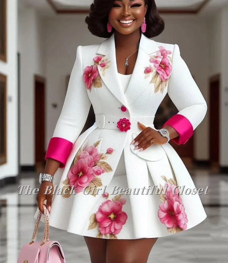 

Элегантное белое свадебное платье для мамы с принтом по индивидуальному заказу, мини-короткие свадебные платья для мам с воротником и длинными рукавами на пуговицах