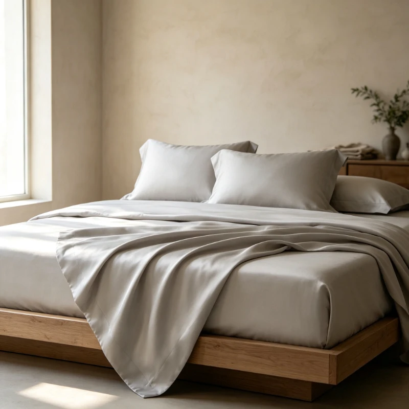 Cooling Tencel Pillowcase Set of 2 Ice Silk Soft Breathable Pillow Covers for Summer Bedroom Sleep OEKO-TEX 텐셀 베개커버