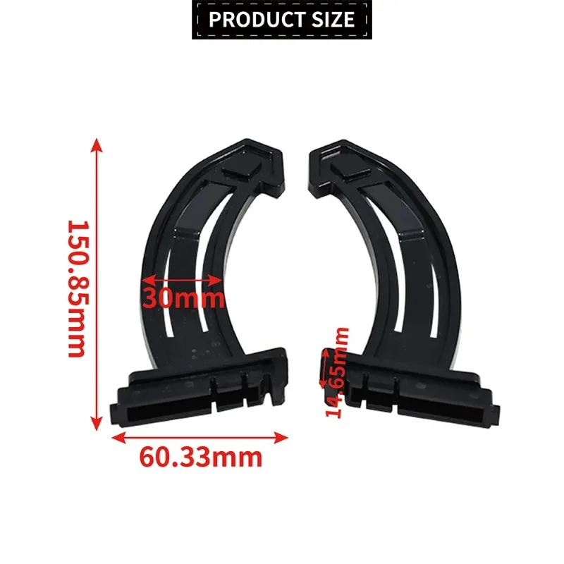 2PCS For 1998-2009 Opel Astra G Car Fixed Bracket Installation Glove Box Frame Bracket Set 5114275， 93176476 Automotive Parts