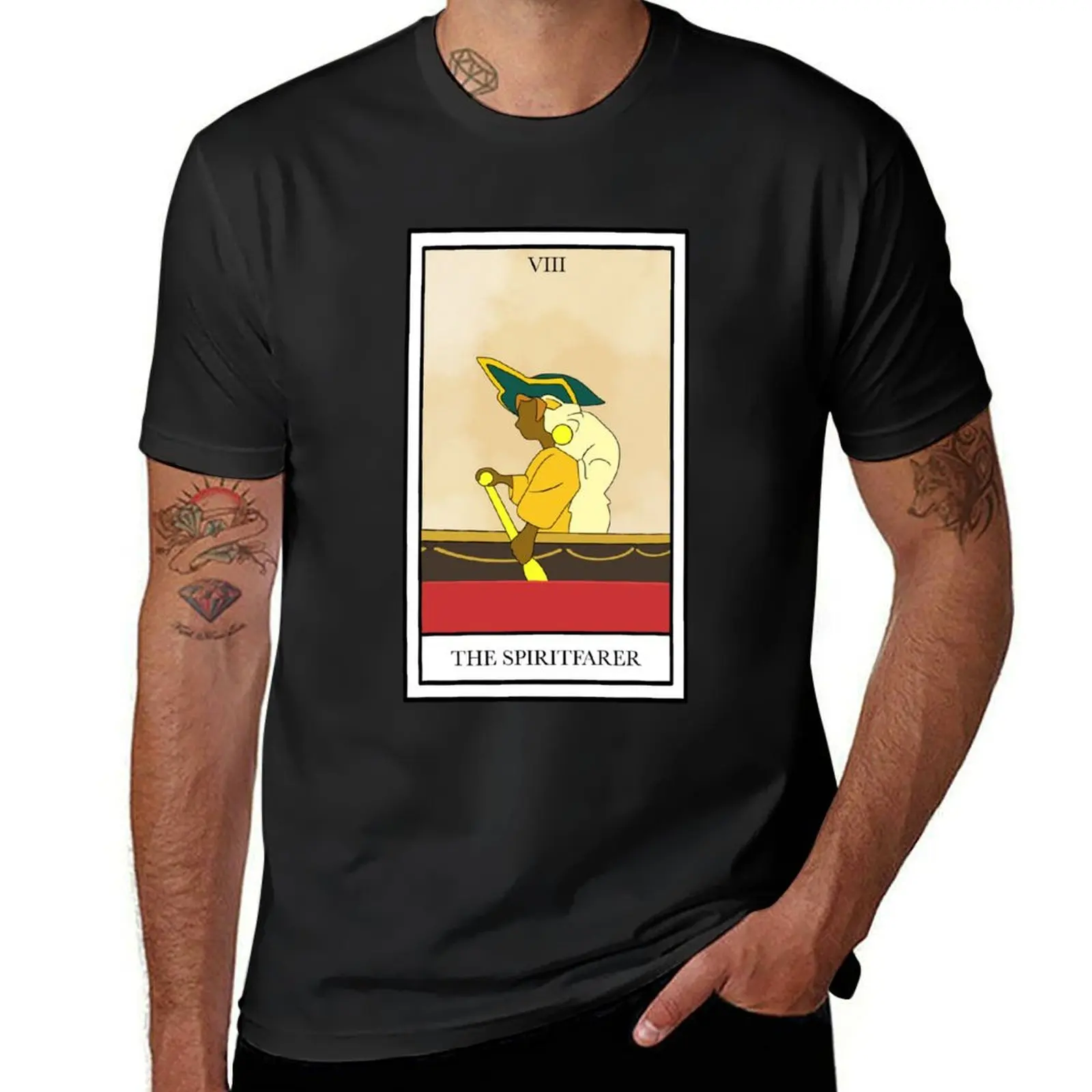 Stella Tarot Card spiritfarer T-Shirt sports fans oversized hippie clothes t shirt for men