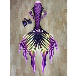 2024 ogon syreny stroje kąpielowe damskie Free biustonosz Cosplay ucha akwarium Freediving lekki i odporny na zużycie poliester zestaw 1/2/3PCS