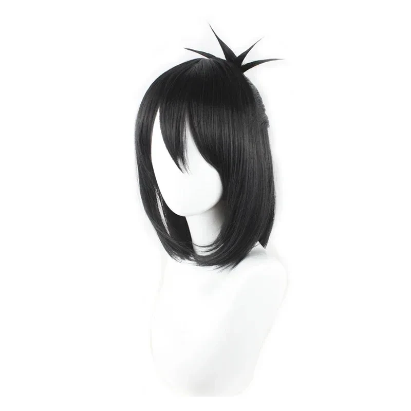 e,4;v'6\k/My Shimura Nana Cosplay Wig Boku No Hero Academia Black Short Heat-resistant Fiber Hair Anime 5;g'8.n/3\