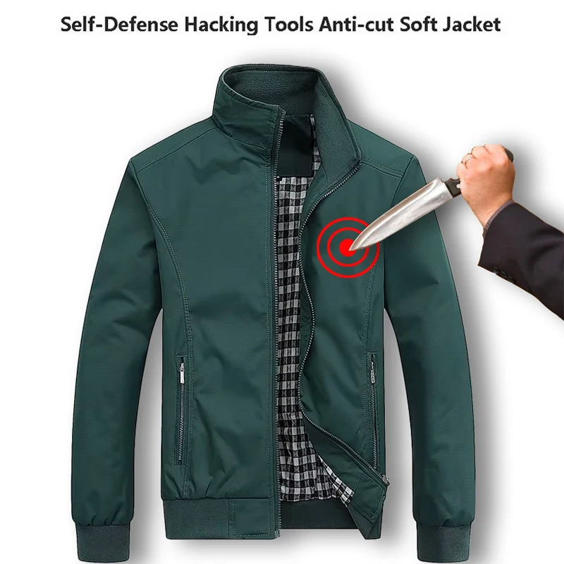 

Military And Police Tactical Level 5 Sports Knitted Jacket Outerwear Self-Defense Safety Combat Hppe Fiber Anti-Cut Clothing