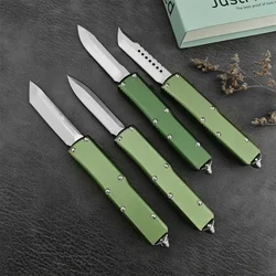 Pocket Knife High Quality D2 Blade Aluminum Handle Quick Open Outdoor Hunting Tactical EDC Tool with Pocket Clip