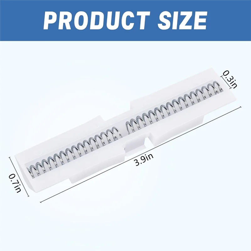 B45C ثنائية الطي باب الربيع الشريحة السكك الحديدية 6 قطعة دليل الباب ثنائي الطي ، دليل الشريحة باب خزانة ثنائية الطي لمسار حماية التثبيت العلوي