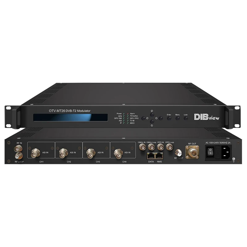 DVB-T/T2 Modulator TV Digital Headend for Radio & TV Broadcasting Equipment