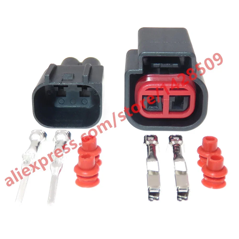 1 Set 2 Pin 1.5 Series Female Male Sealed Ignition Plug Electric Connector Automobile Waterproof Cable Socket