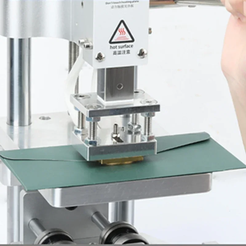 

Round/Flat Dual Hot Stamping Machine 2in1 Heating Plate 100x130mm 80x100MM 50x70MM Rolling Ironing Bronzing Embosser Printer