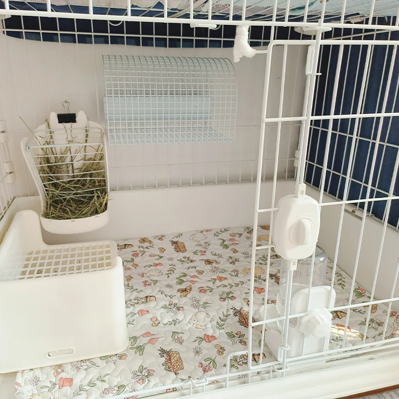 Rabbit Guinea Pig Pet Floor Mat Sofa Cushion Training Pad Washable Cage Diaper Mat Waterproof Bedding Pee Pad Pet Supplies