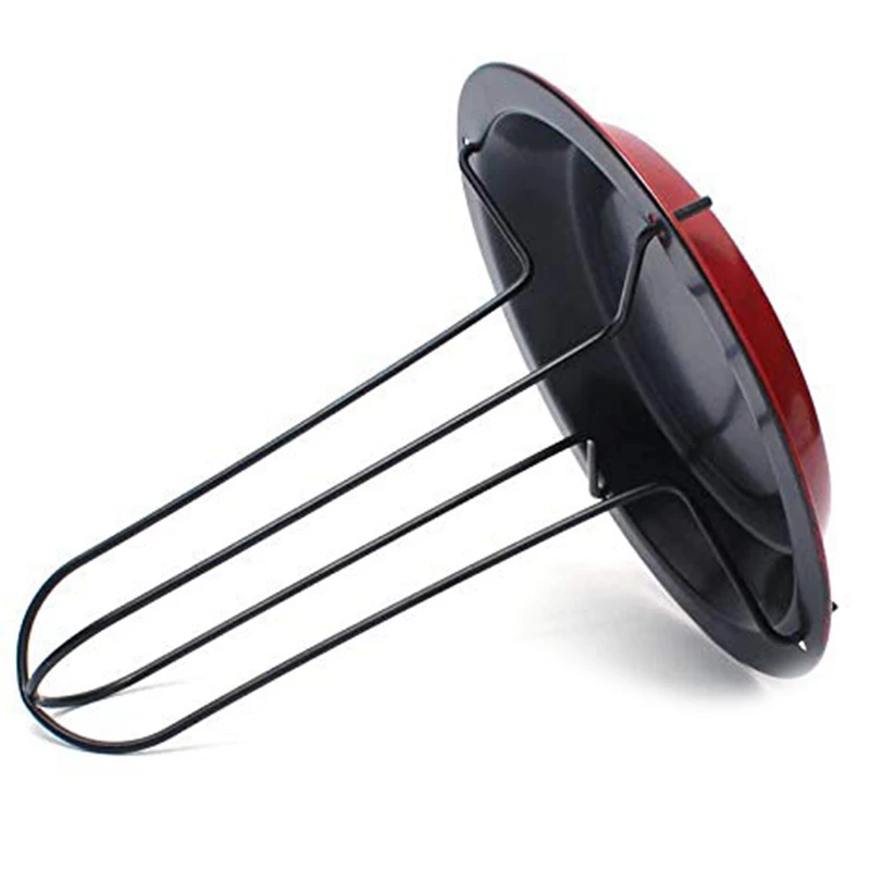 【STOCK】Chicken Roaster Rack For Oven, Grill, Or BBQ Carbon Steel Vertical Poultry Turkey Standing Holder With Bowl Great For Hom