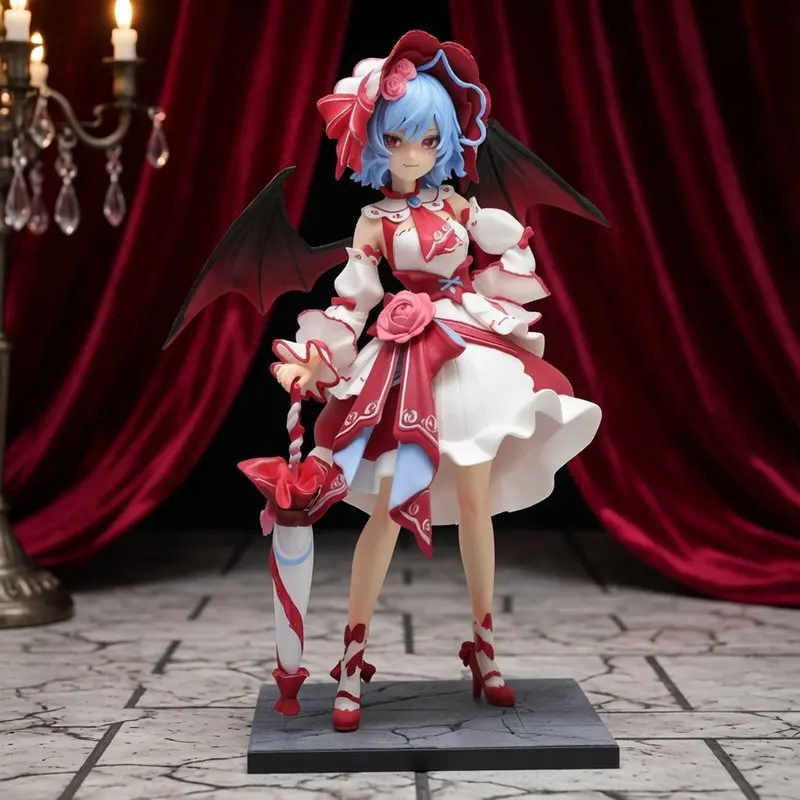 

Remilia Scarlet Touhou Project Anime Figure Collectible Model Statue Desktop Decoration For Adult Anime Collectors