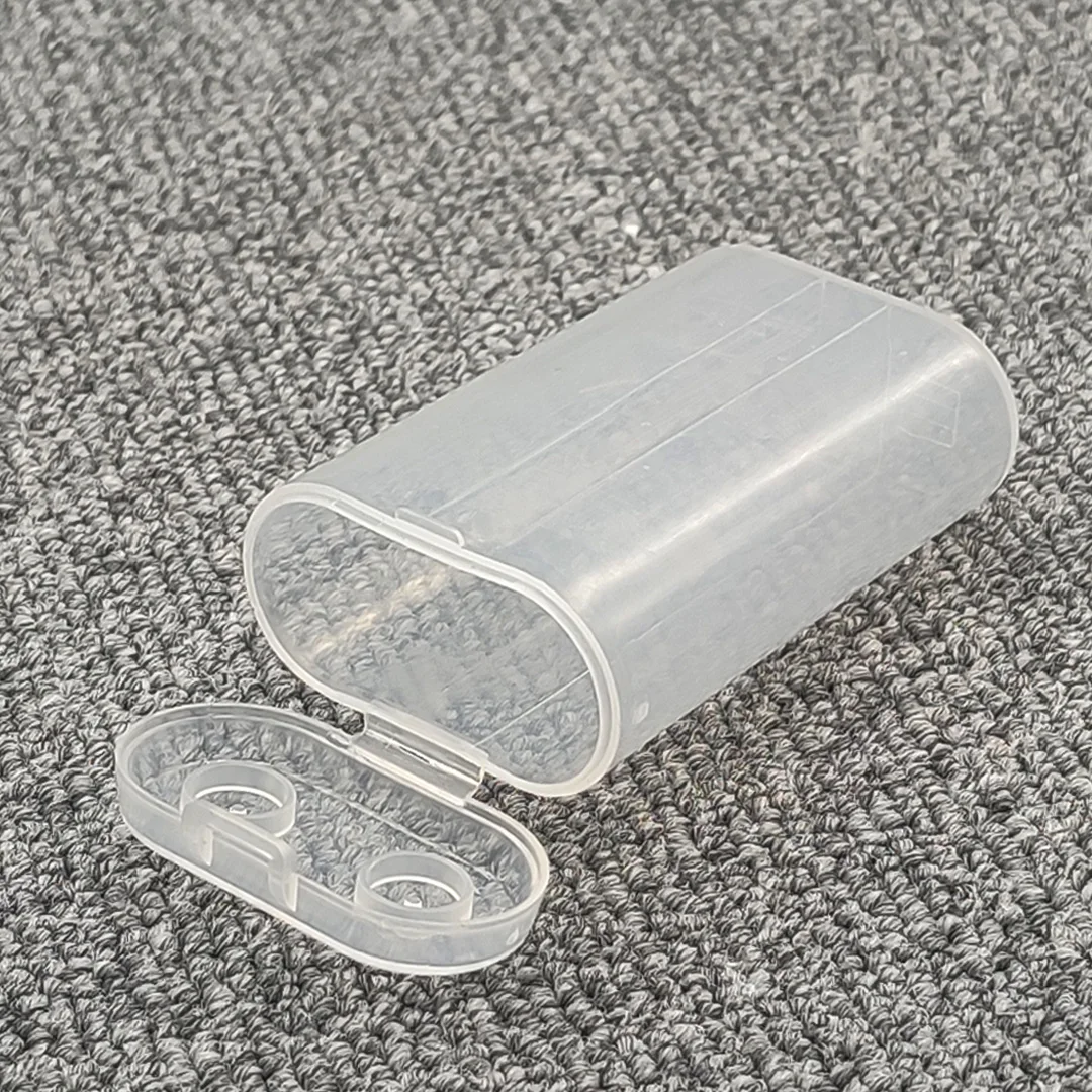 21700 battery storage box hard shell bracket 21700 charging battery box power box 21700 battery box plastic box transparent