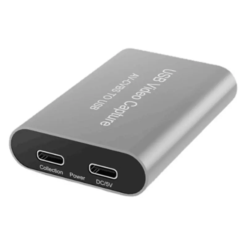 Easy To Use USB Video Audio Capture Card Cap Adapter For VHS To DVD Recording On For Windows 11/10 Systems