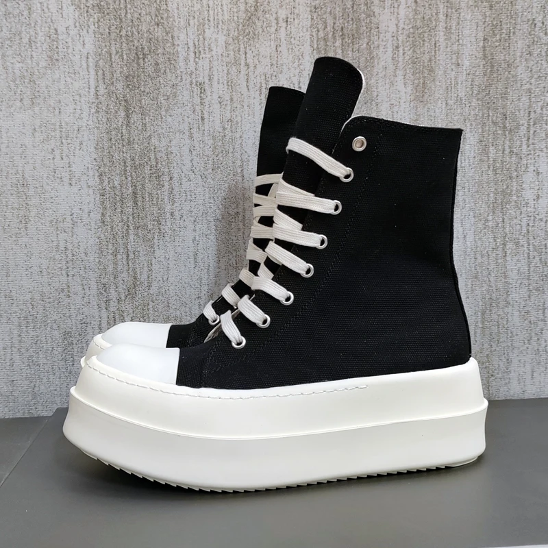 

Новые мужские повседневные высокие ботинки Ro Thi Sole Canvas oes, женские универсальные модные модные всесезонные ботинки