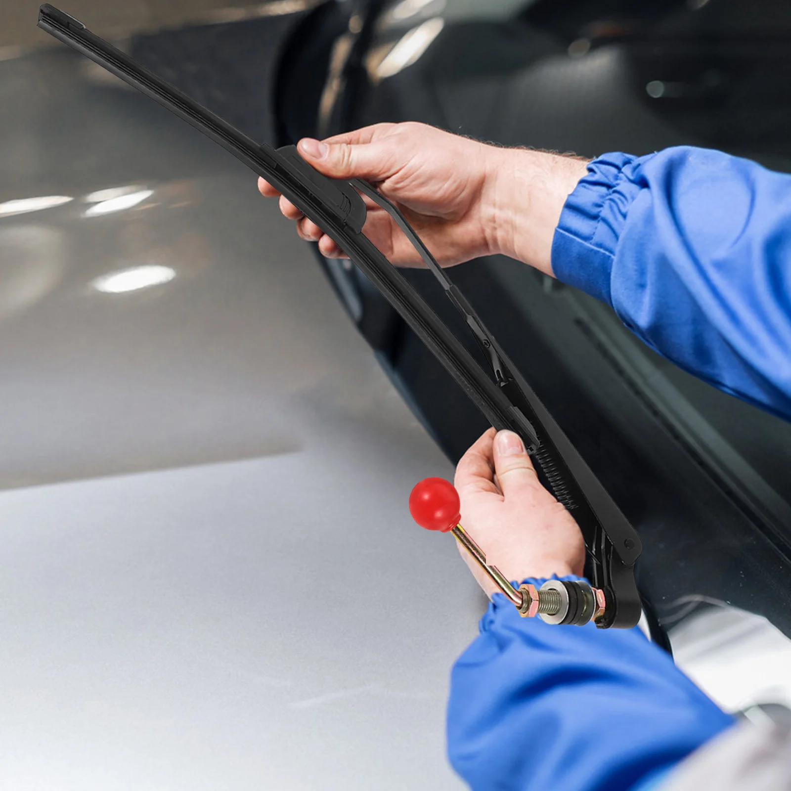 Tergicristallo manuale semichiuso Protezione antipioggia Sostituzione Utv Kit tergicristallo manuale per moto Accessorio per veicoli da esterno