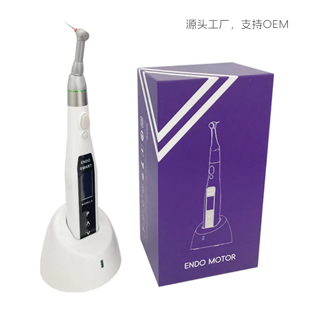 

Source Factory Dentals Root Canal Treatment 9-Mode Wireless Machine Expansion ENDO MOTOR Handheld 16:1 Root Canal Motor