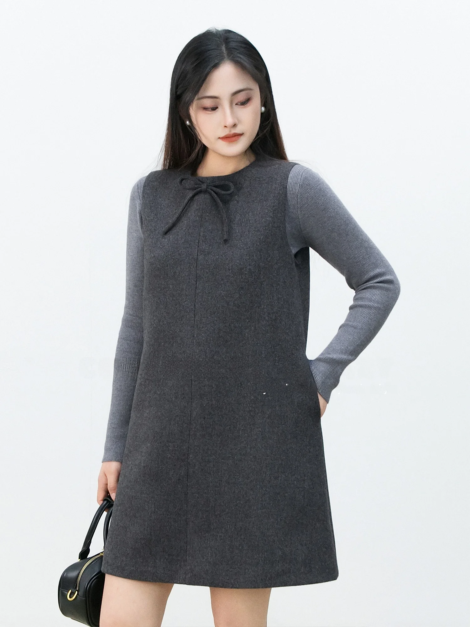 

Комплект из жилета и юбки Chelzy: женский весенне-осенний простой элегантный костюм-двойка для работы и свиданий