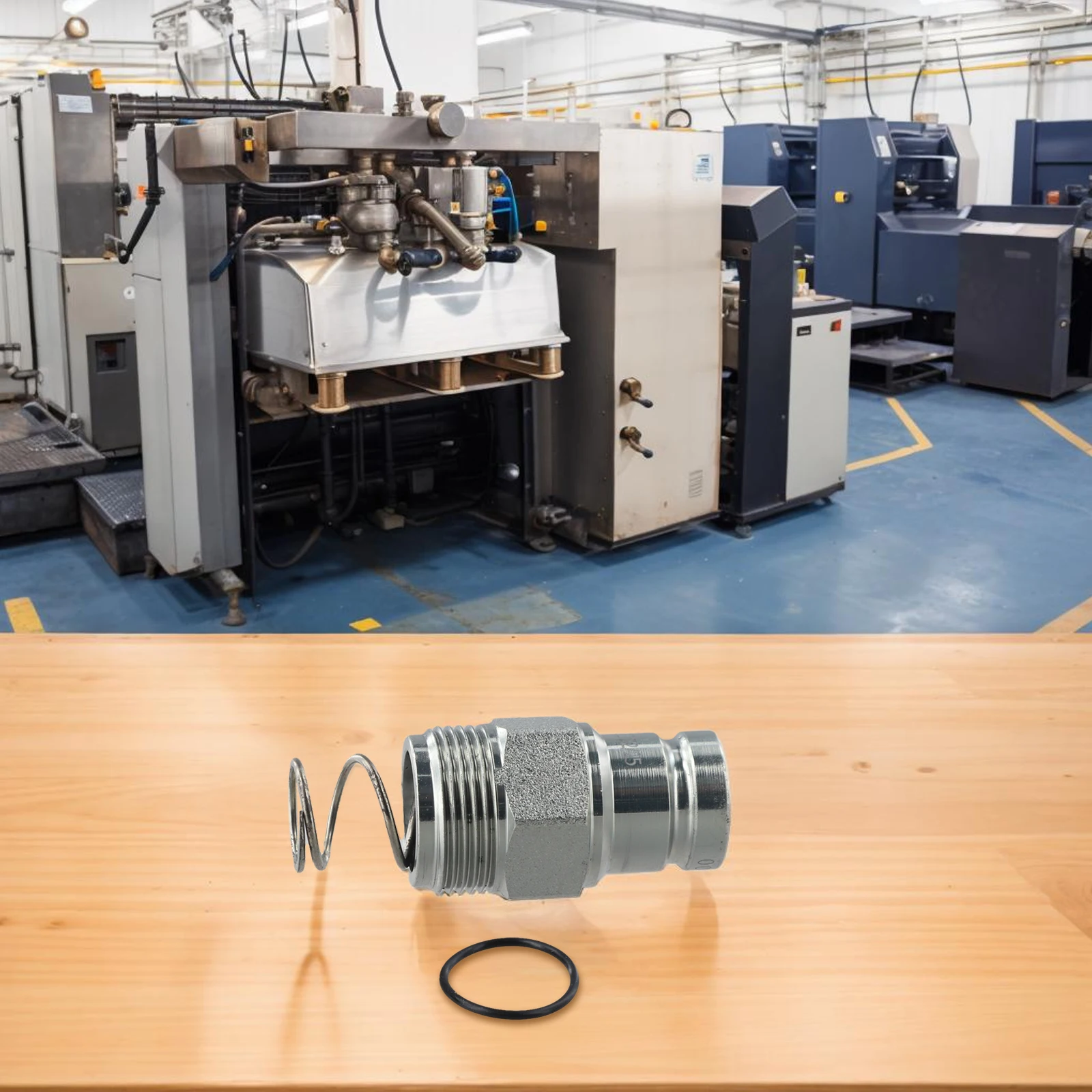 

Гидравлический быстроразъемный разъем 3/8 дюйма с плоской поверхностью для моделей Bobcat A220 A300 A770 S130 S150 S160 T140 T180 T190 T200