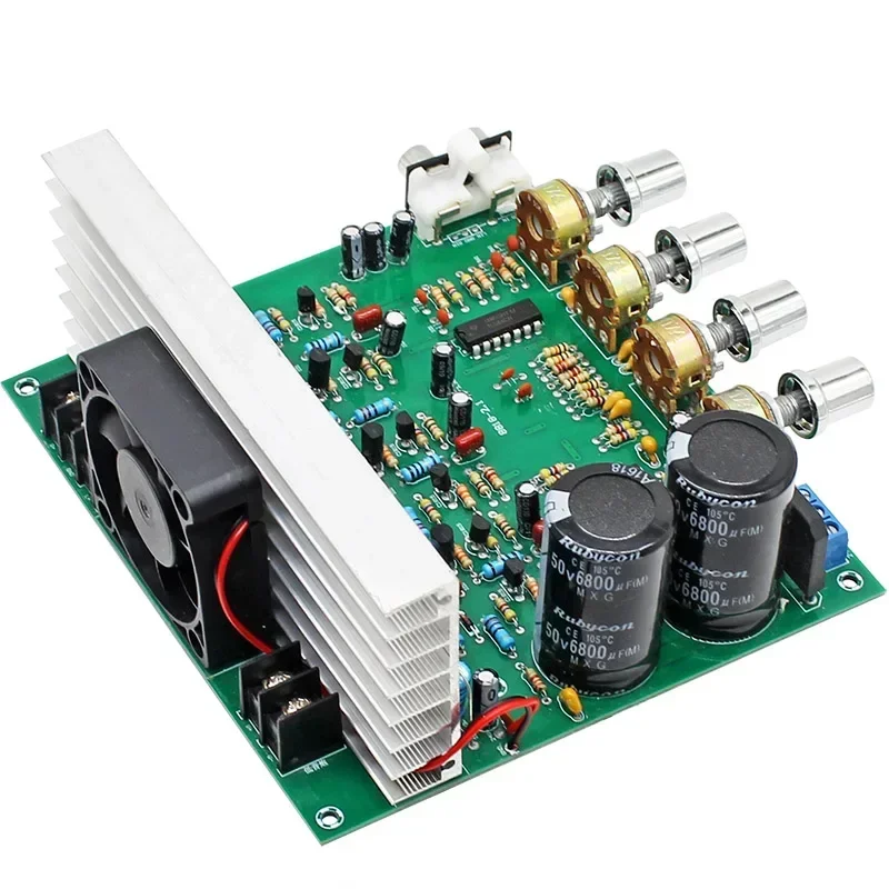 SOTAMIA HiFI Power Amplifier Board 5198 1941 Tube Amplifiers 2.1 Channel Audio Amplificador Speaker Home Amp 80Wx2+150W