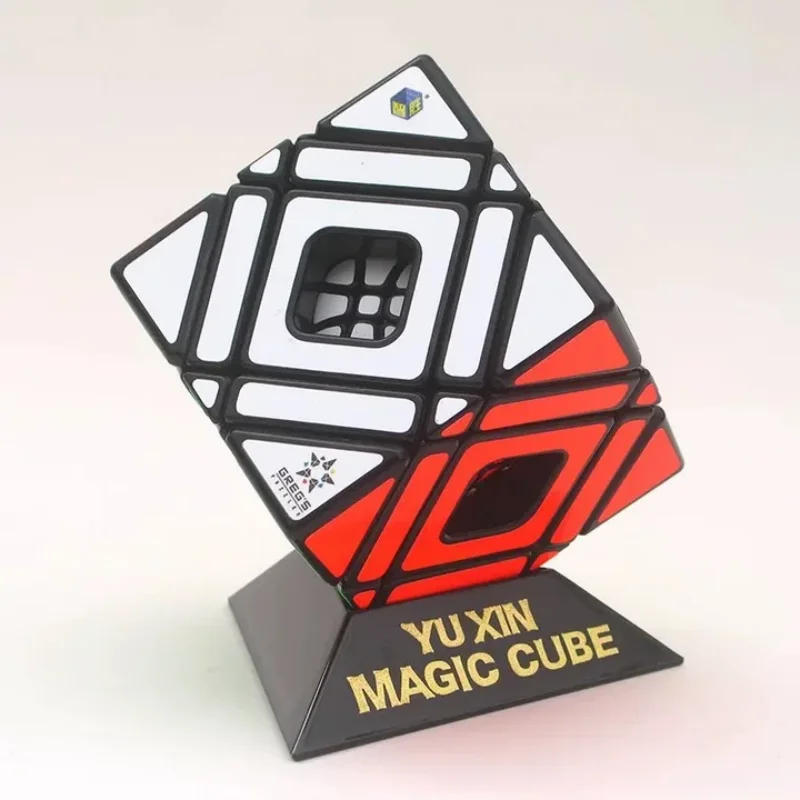 Yuxin multi cubo kewb cubo de velocidade circular preto adesivos cubo profissional quebra-cabeça brinquedos crianças presente cubo mágico