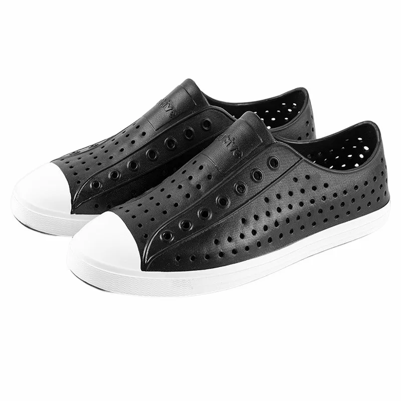 

Летние уличные сандалии для пар, нескользящие мягкие ботинки Water oes, полые пляжные мужские дышащие повседневные сандалии