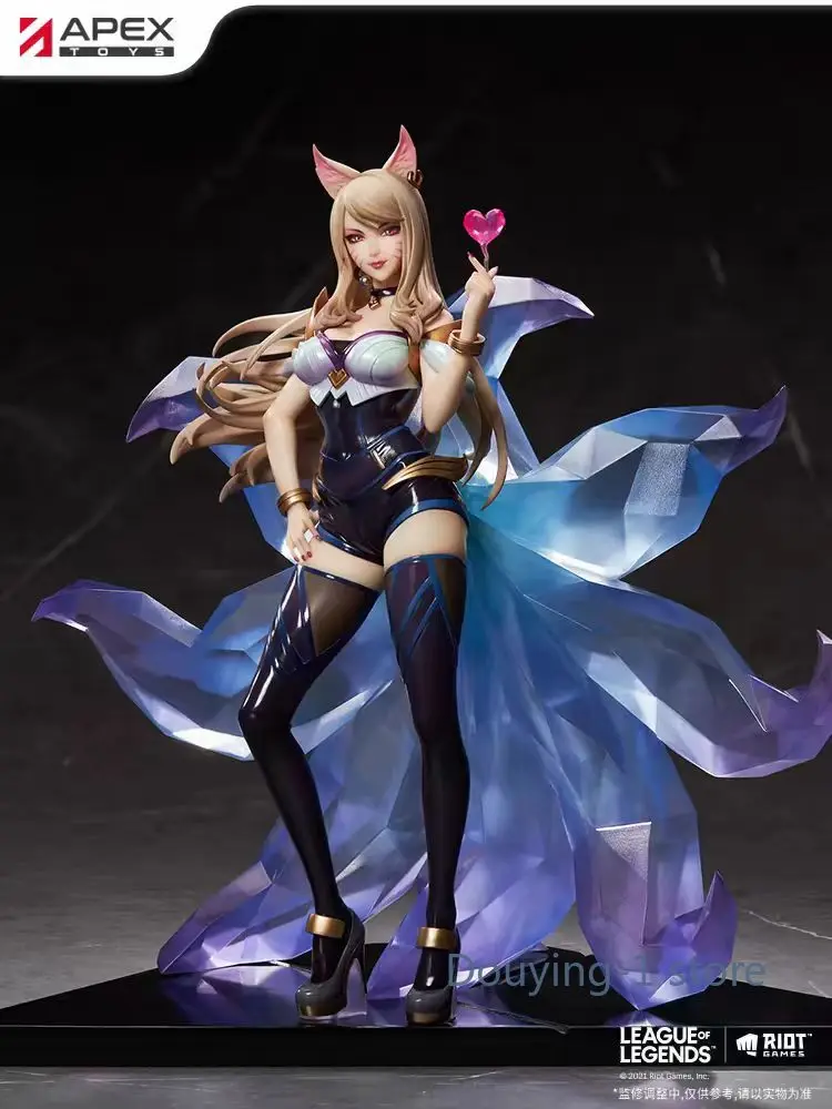 

APEX Ahri LOL Девятихвостая лиса KDA Аниме Фигурка Модель Коллекция игрушек Подарок на складе