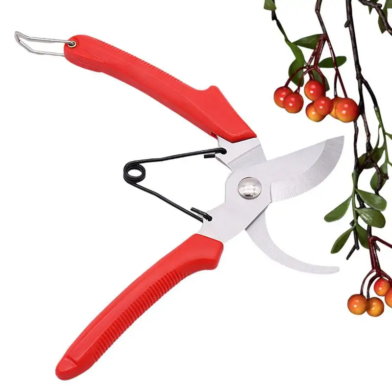 Garden Shears Stainless Steel Delixi Pruning Tool Shears Tree Trimming Secateurs For Fruit Tree Plant Potted Flowers Vegetable