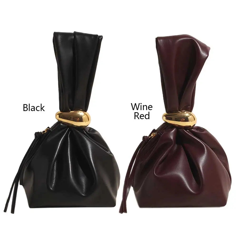 المرأة بولي PU العصرية حمل حقيبة سعة كبيرة مصمم حقيبة يد سستة إغلاق أنيق السوار حقيبة يد المحمولة مترهل المحفظة