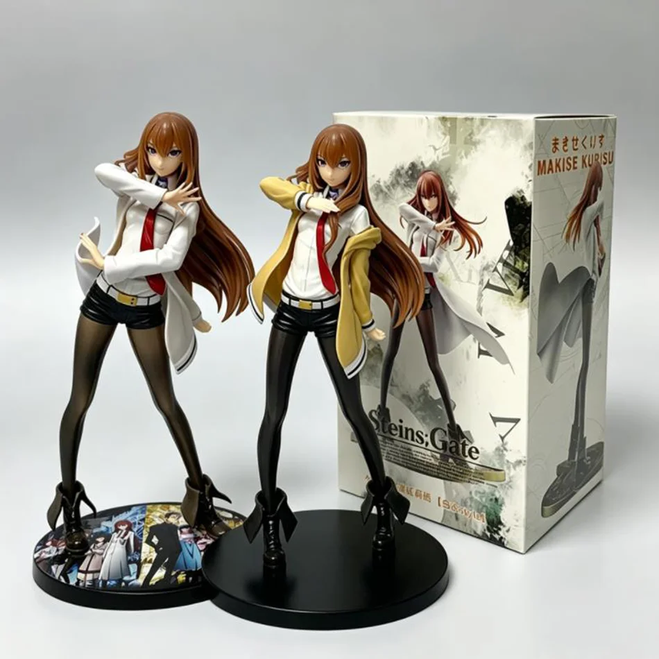 New Steins Gate Makise Kurisu Laboratory Member 18cm Figure Collectible Model Toy