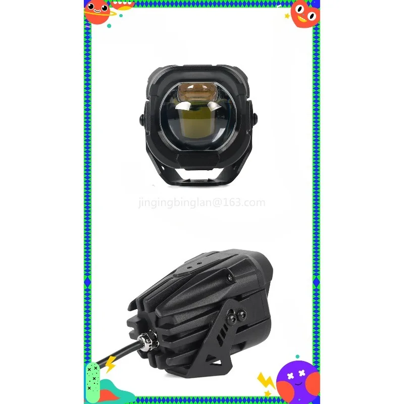 cn360 MT32 motorcycle LED work light integrated far and near  and installation of lights highlight modification accessories