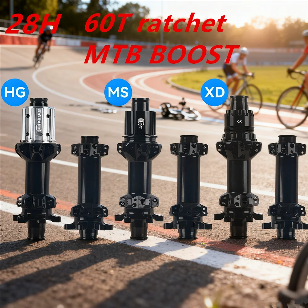

60T Ratchet Super Light MTB BOOST Hub Шесть отверстий 28H Ступица для горного велосипеда XD для HG 8-12 XD 11 12 MS 12 Speed