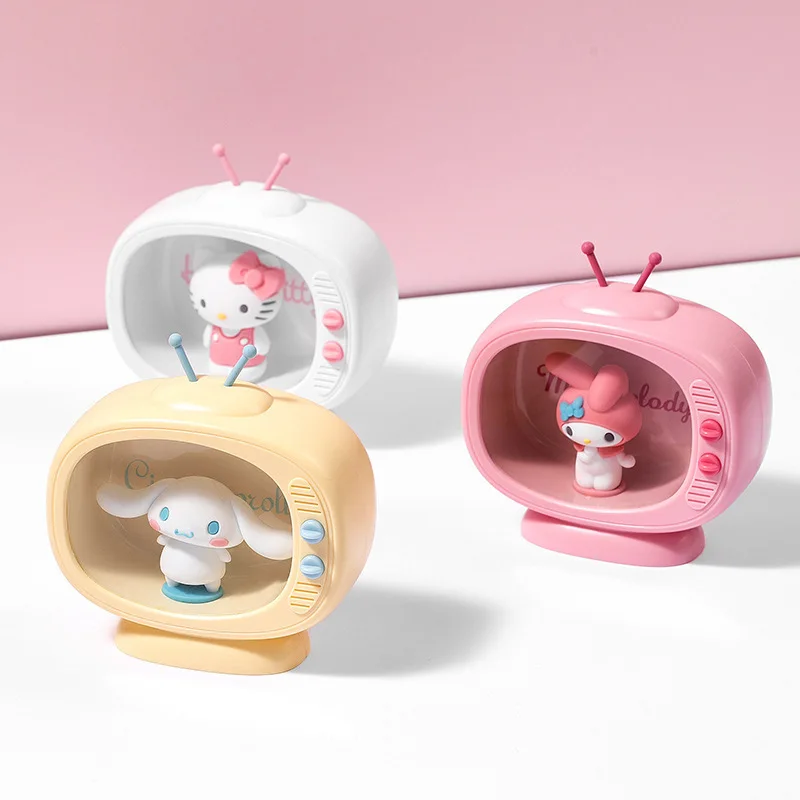 

MINISO Sanrio LED Night Light Mini TV Shape Bedside Lamp for Girls Sleep Compact and lightweight, cute and fun