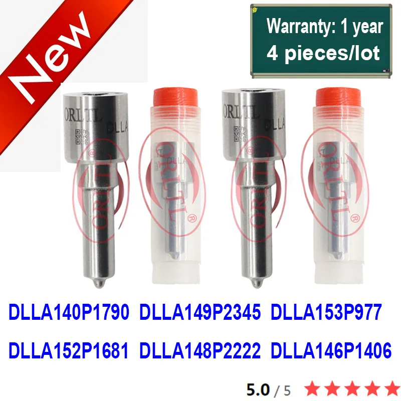 4PCS Diesel Nozzle DLLA140P1790 DLLA149P2345 DLLA153P977 DLLA152P1681 DLLA148P2222 DLLA146P1406 for BOSCH injector