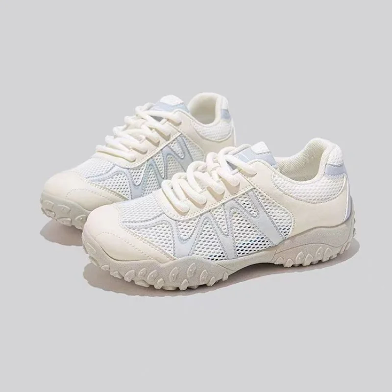 

Hot-selling Breathable Mesh Sports Training Shoes for Women 2025 Summer new versatile casual white women's shoes