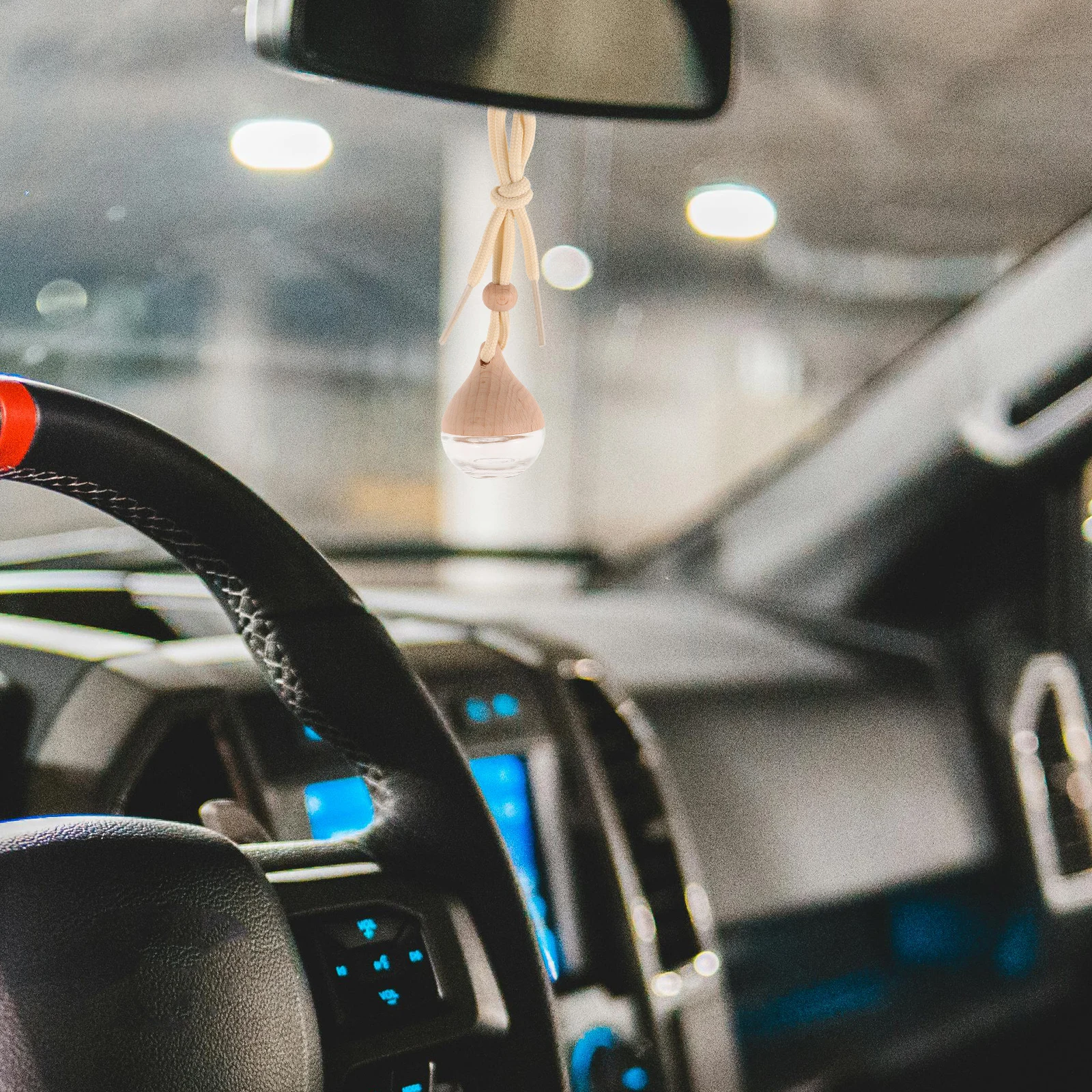 

2 Pcs Aromatherapy Bottle Pendant Car Diffuser Essential Oil Air Freshener Hanging Empty Diffusers for Oils