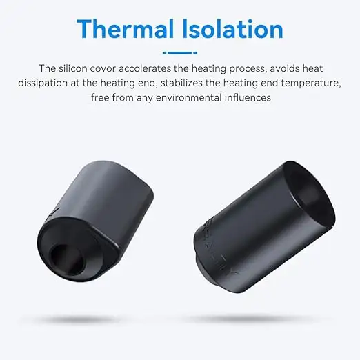 Creality Official K2 Plus Silicone Socks,K2/ K2 Pro Hotend Silicone Cover,Heating Block Insulation Cover3D Printer Heater Cover - 5