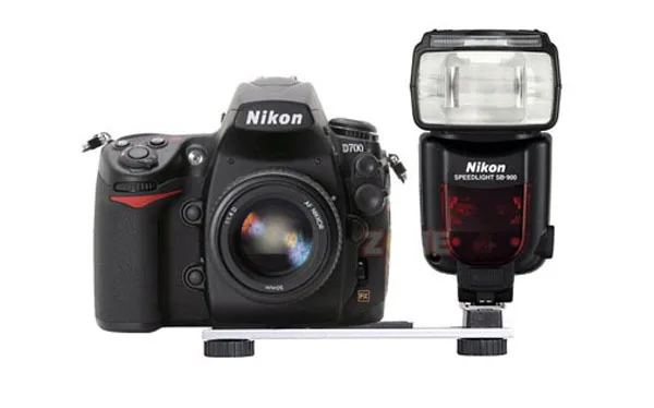 10 piezas DV DSLR accesorios de cámara soporte de luz de Flash soporte adaptador de zapata 1/4 tornillo para 430EX 580EX al por mayor