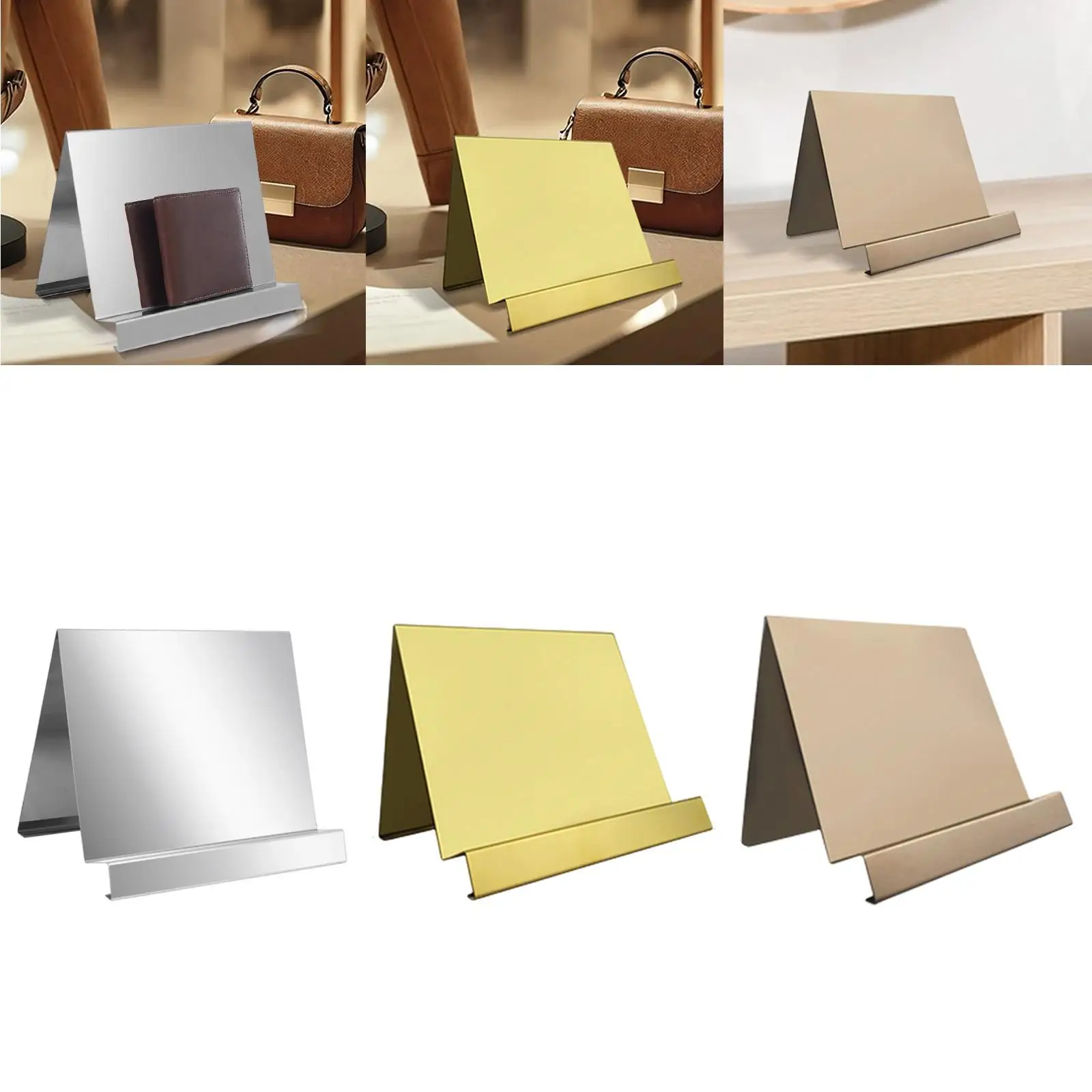 Wallet Display Stand Holder Clutch Holder Fashion Purse Display Prop Bag Stand