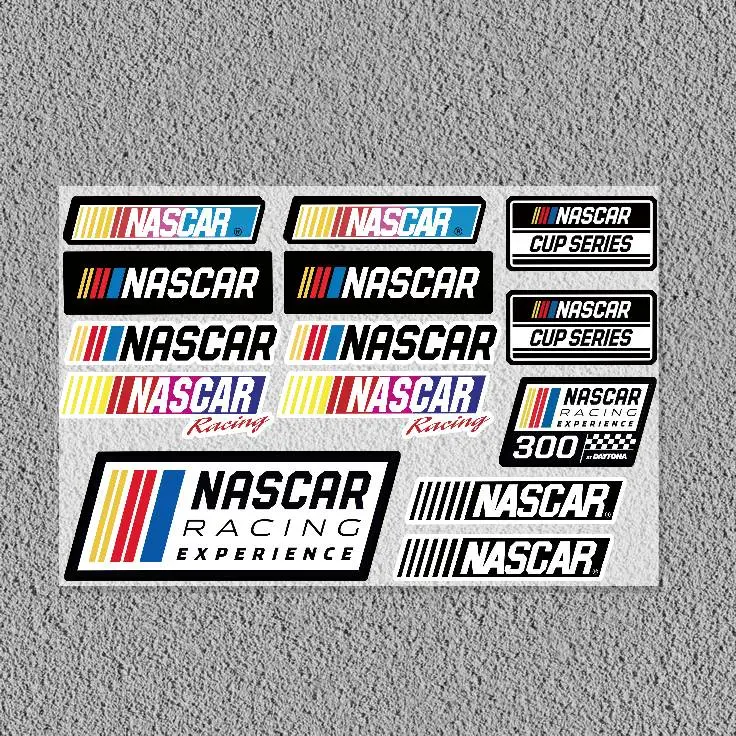 1PC Motorcycle Car Locomotive Reflective Laser Sticker Styling Vinyl Decal Stickers Decoration FOR N-NASCAR