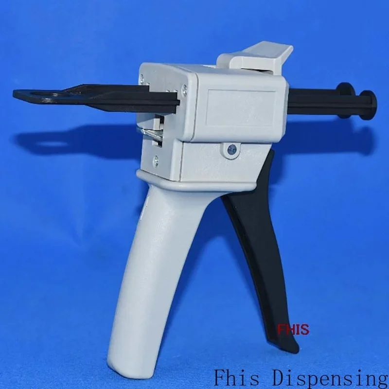 Epoxy AB Glue Gun 50ml Labeling Gun Mixed 1:1 Silicone Glue Tool Adhesive Bonding Extrusion Tool