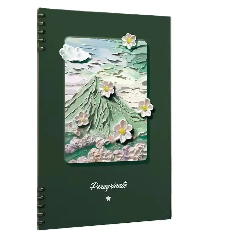 A5 Oil Painting Loose-leaf Book Thickened Notebook Book Student Special Notepad Cute Notebook