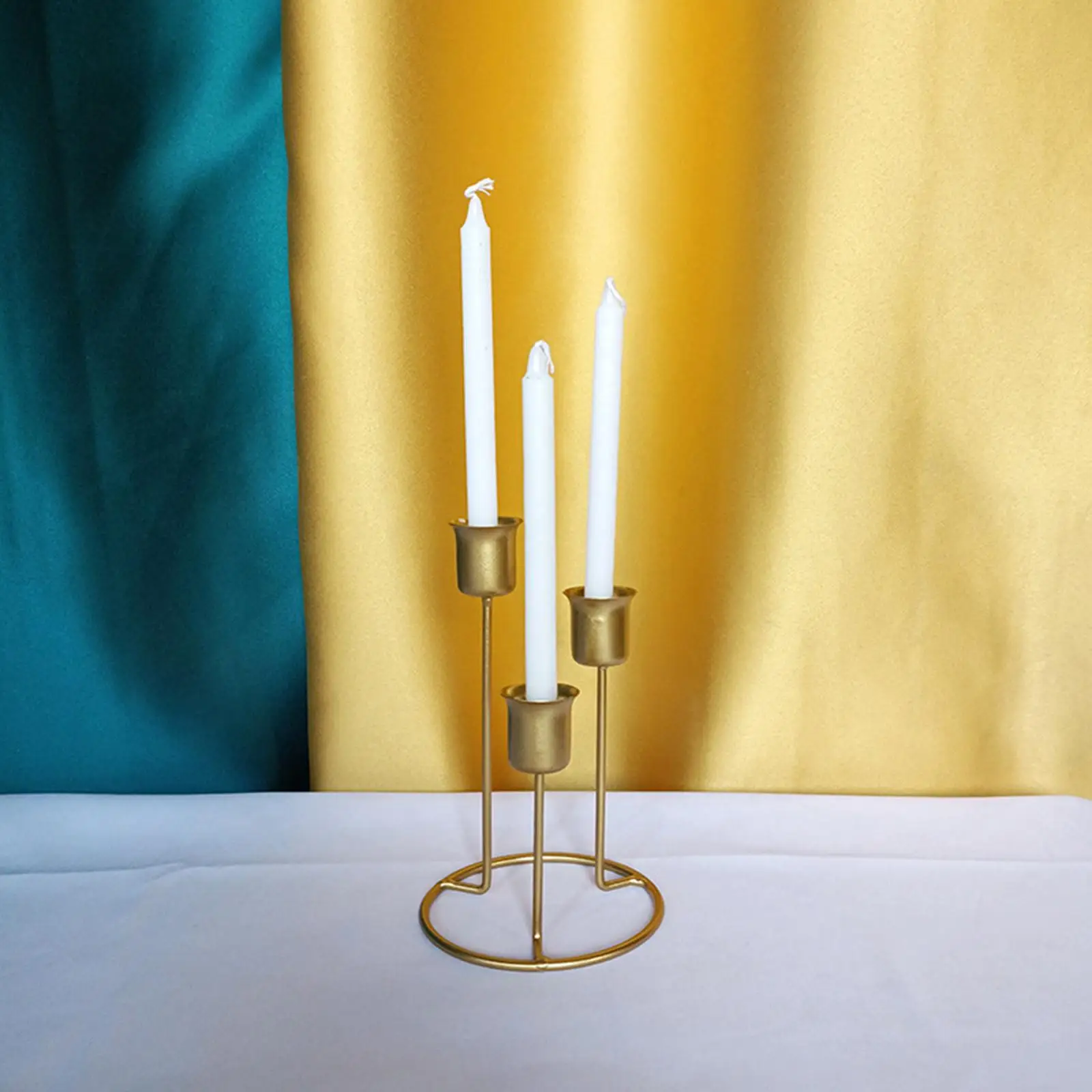 Taper Candle Holders Set of 3 Candelabra for Halloween Christmas Decoration
