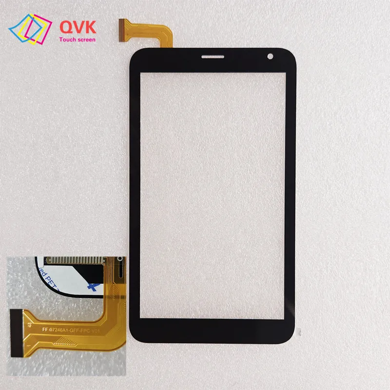 

7-дюймовый черный для FF-07246A1-GFF-FPC-V01 планшетный ПК емкостный сенсорный экран дигитайзер сенсор внешняя стеклянная панель