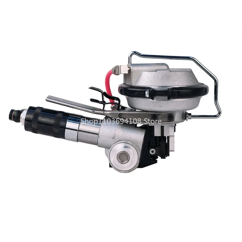 Kz16/19 Pneumatic Steel Belt Integrated Packer Automatic Bale Tie Machine Handheld Clipped Button Machine