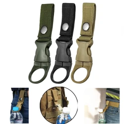 1/2/4 Pcs Water Bottle Holder Climbing Carabiner Outdoor Camping Backpack Buckle Belt Portable Nylon Webbing Water Bottle Hanger